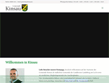 Tablet Screenshot of kinsau.de